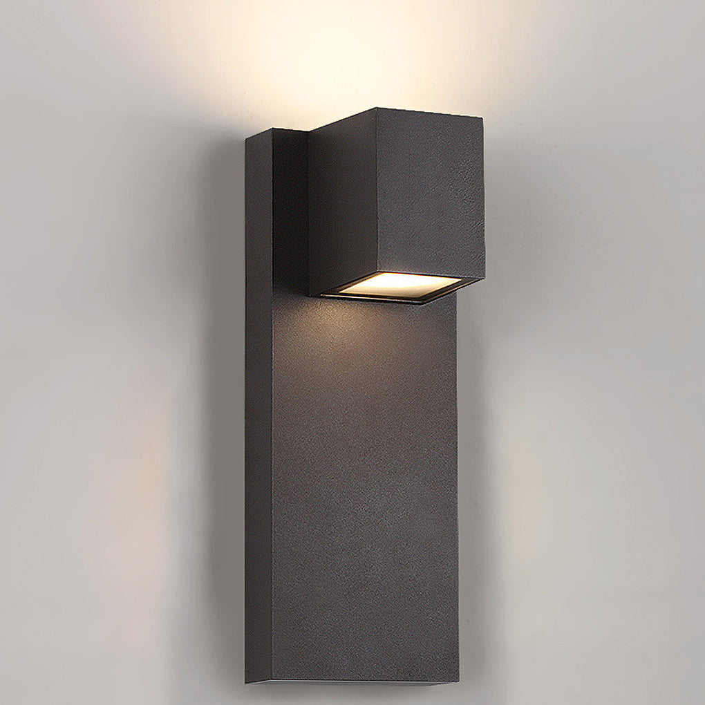 Eriny Square LED Modern Outdoor Wall Sconce Light