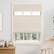 Lily Linen Top Down Bottom Up Roman Shades & Blinds | Lily-D-Neutral Decor