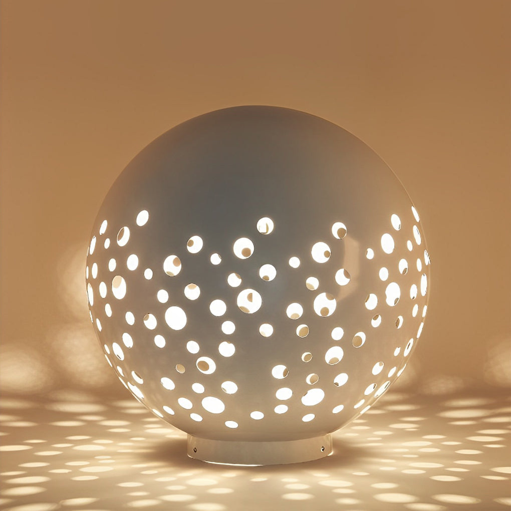 Nighti Round Hollow Modern Outdoor Lawn Lamp
