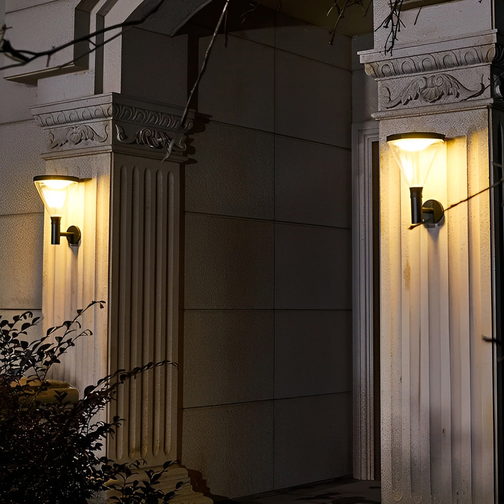 Jonathan Modern Solar Outdoor Wall Lights
