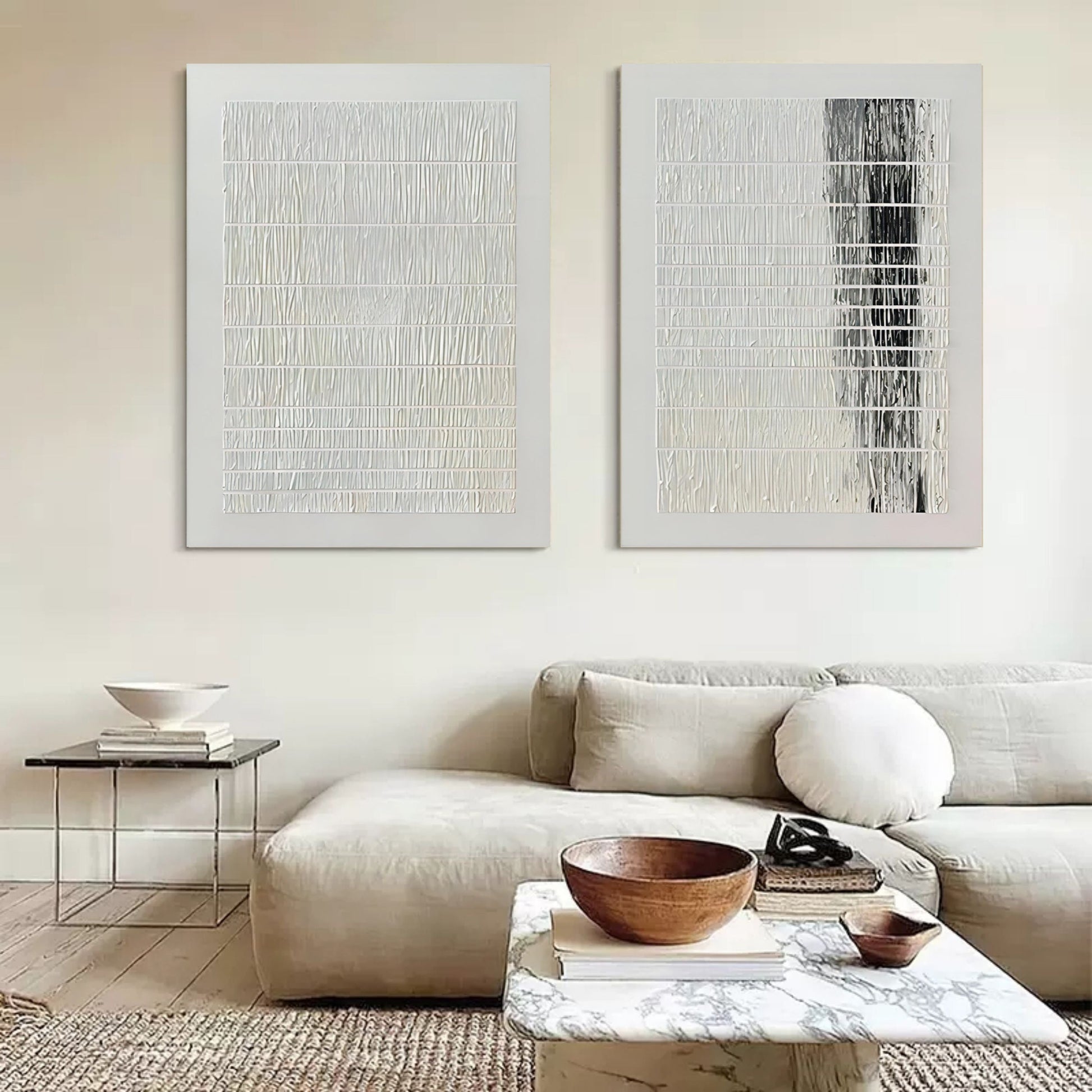 Abstract Painting Set Of 2 SP098 - Neutralighting