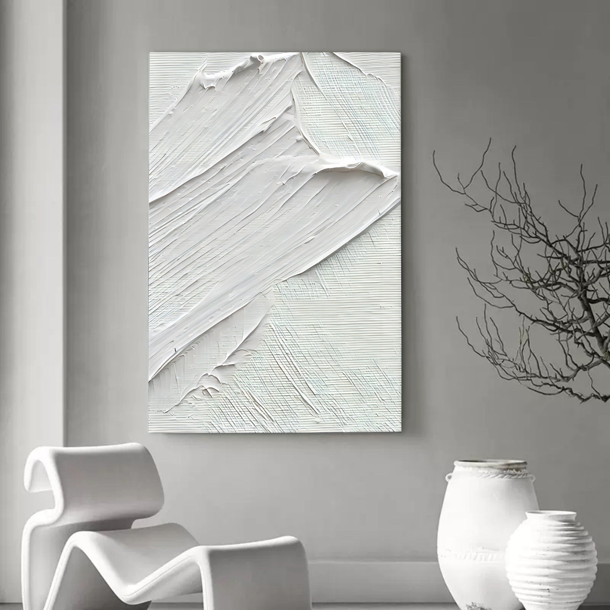 Plaster Art Texture Painting SG041 - Neutralighting