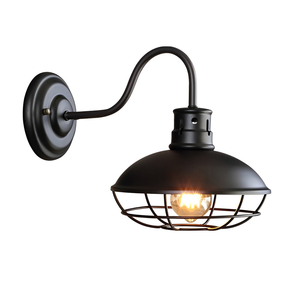 Olivia Retro LED Industrial Outdoor Wall Lights