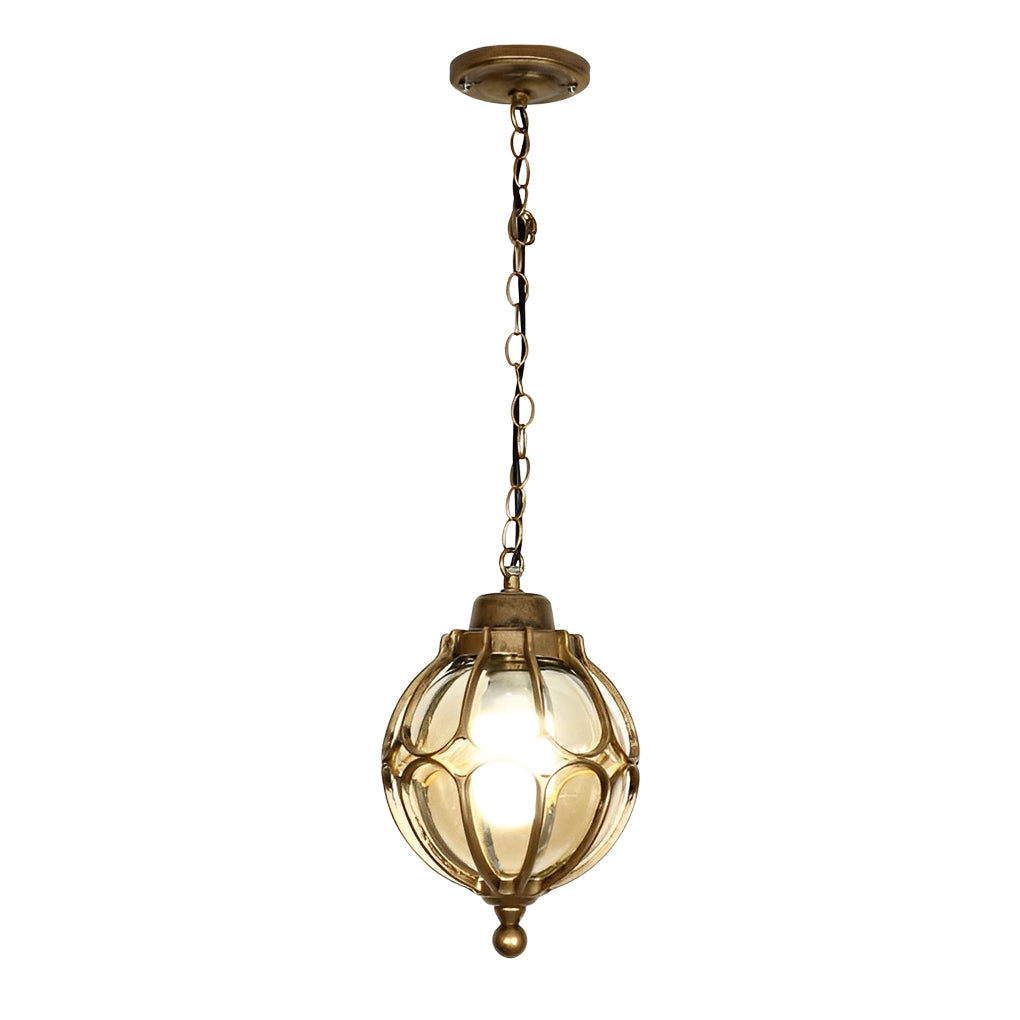 Dominic Ball American Glass Outdoor Chandelier Light