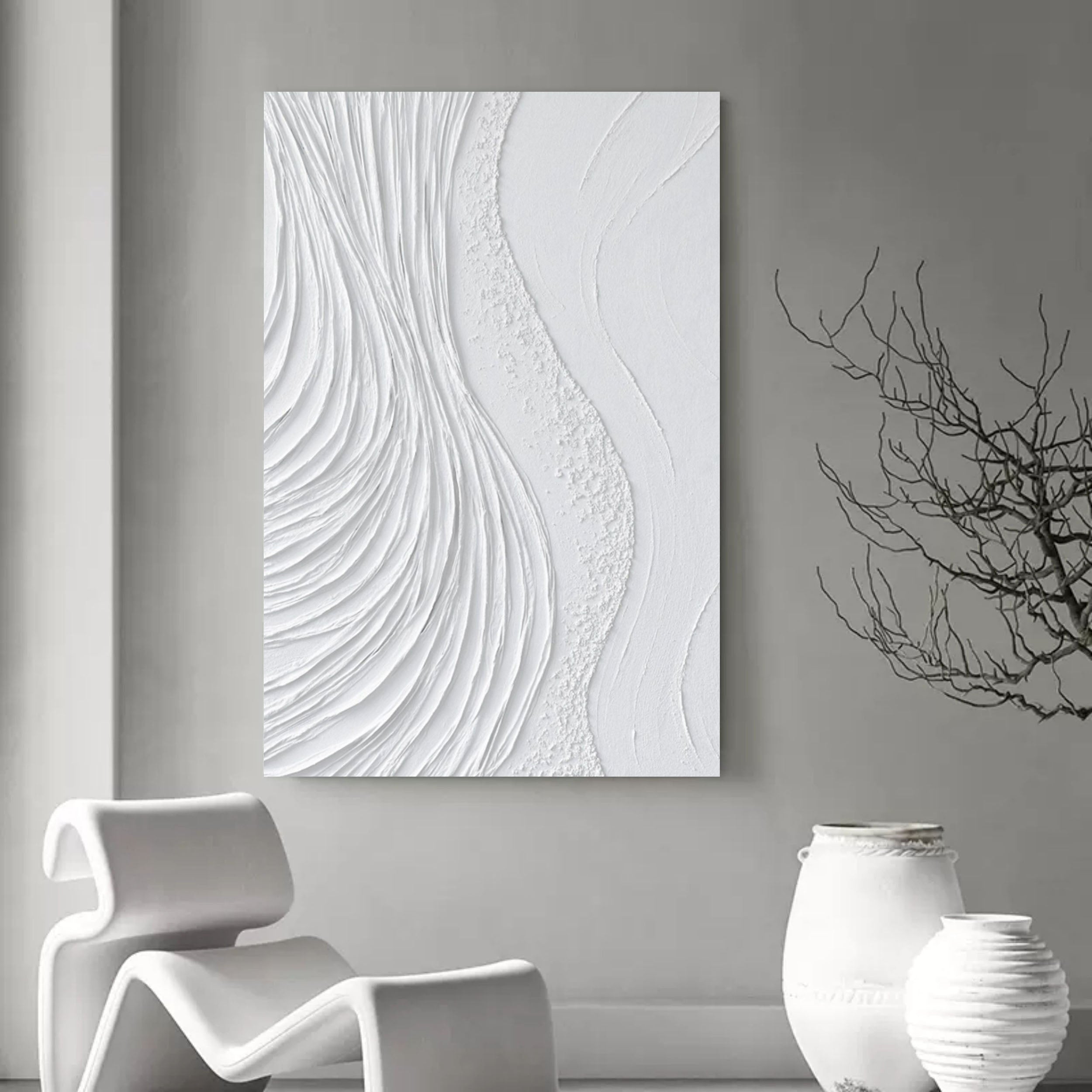 Plaster Art Texture Painting SG148 - Neutralighting