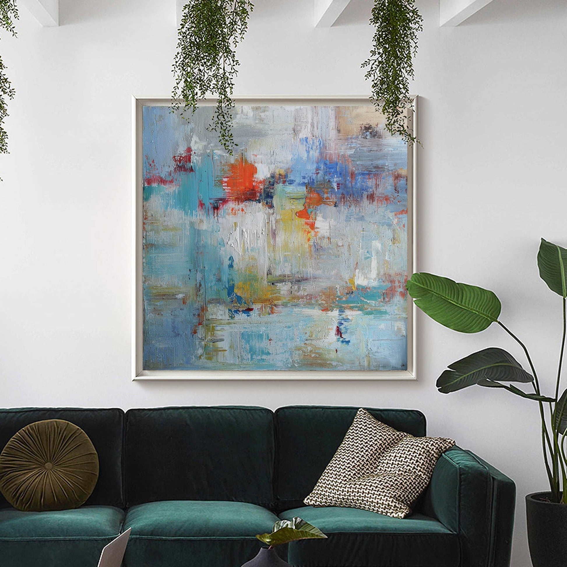 Colorful Abstract Art 40'' X 40'' IS04 - Neutralighting