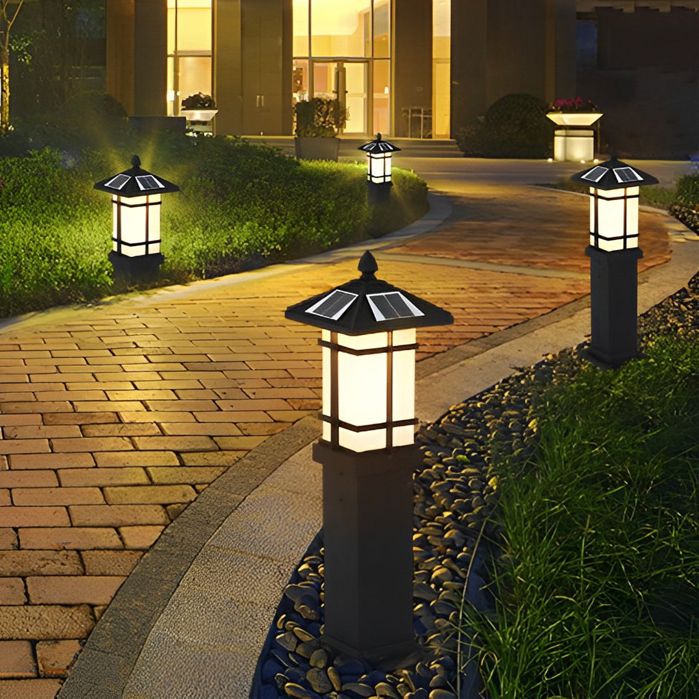 Victria Modern LED Ancient Outdoor Bollard Light