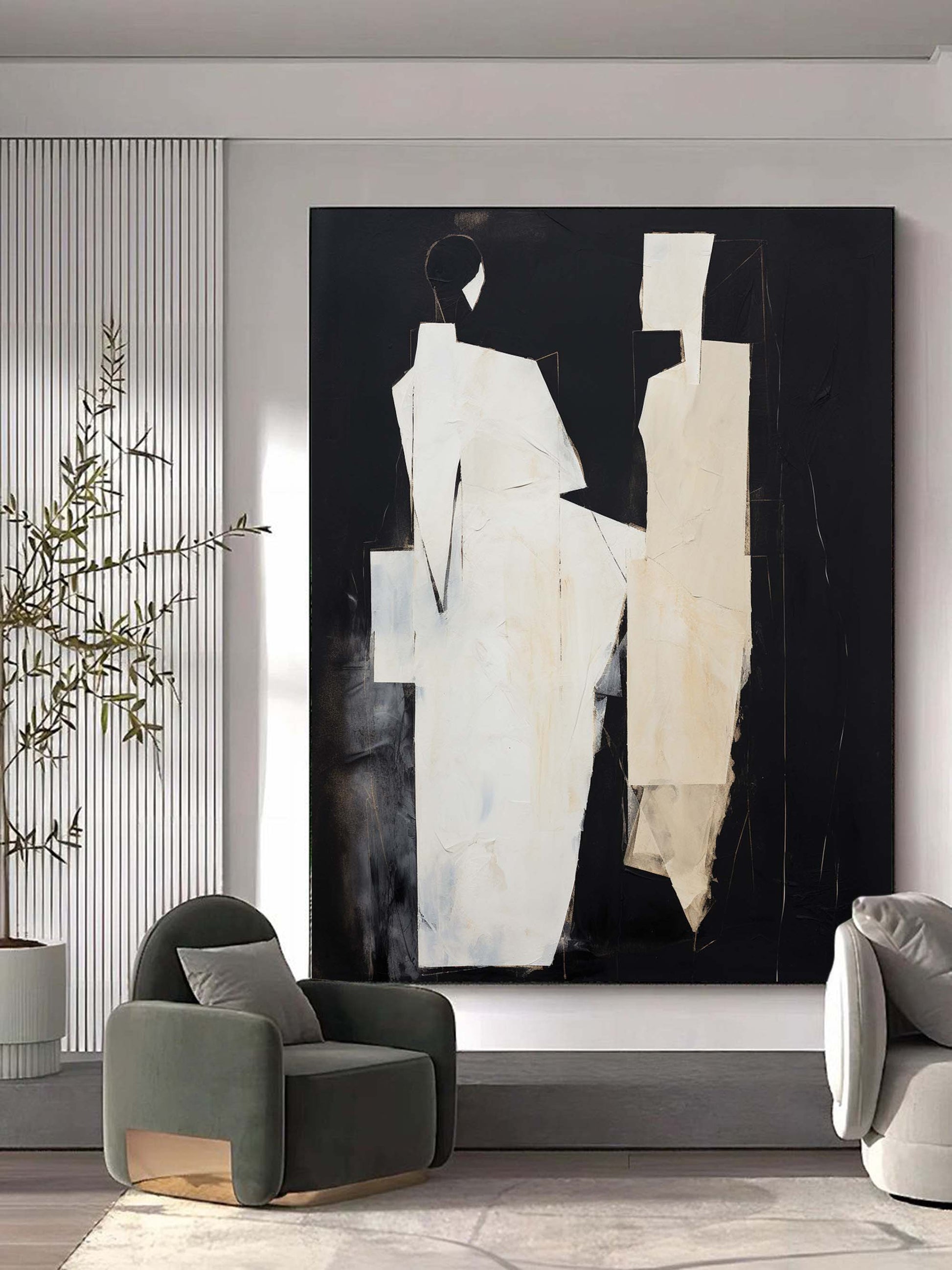 Contemporary Minimalist Art MA018 - Neutralighting