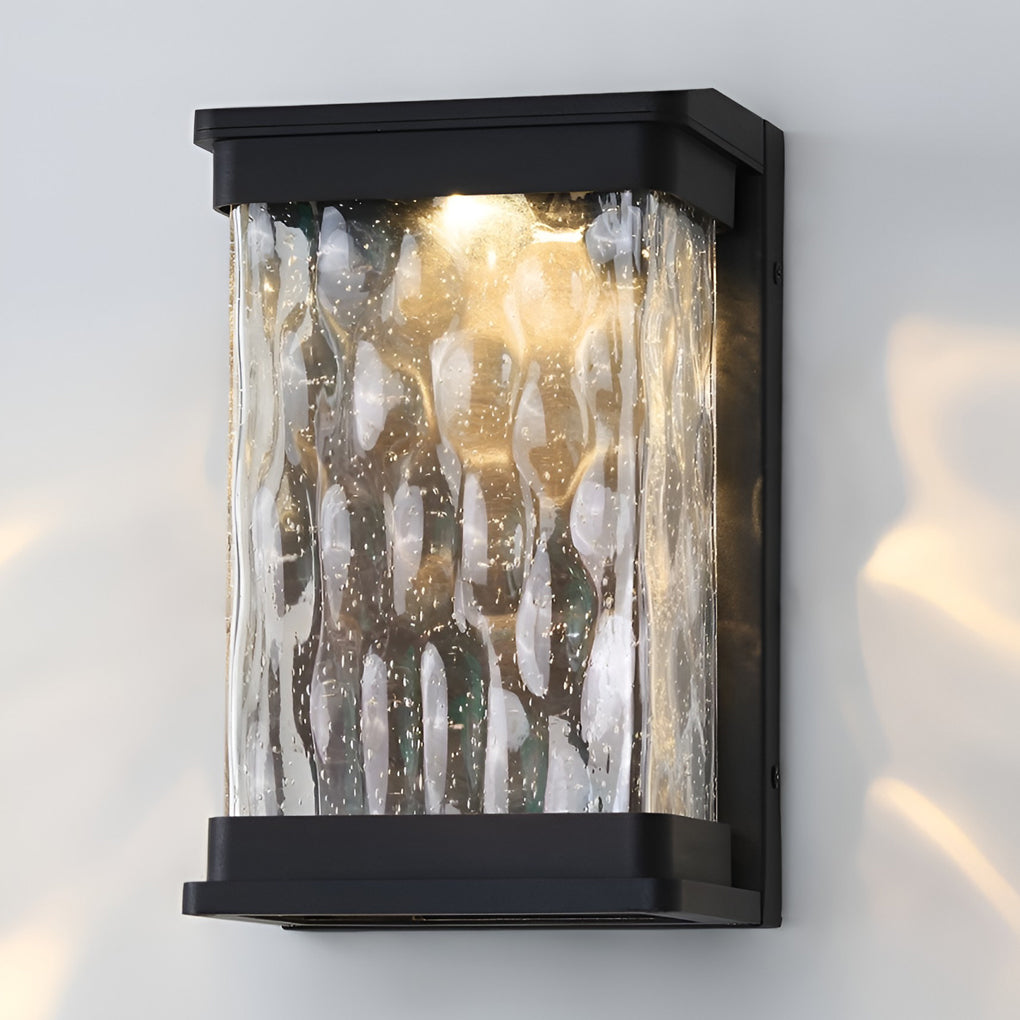 Edric Creative Modern Glass Outdoor Wall Sconce Light