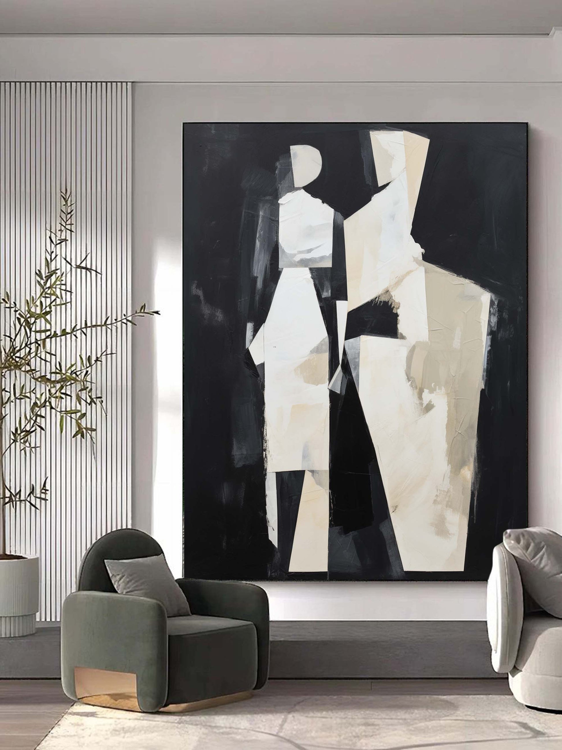 Contemporary Minimalist Art MA003 - Neutralighting