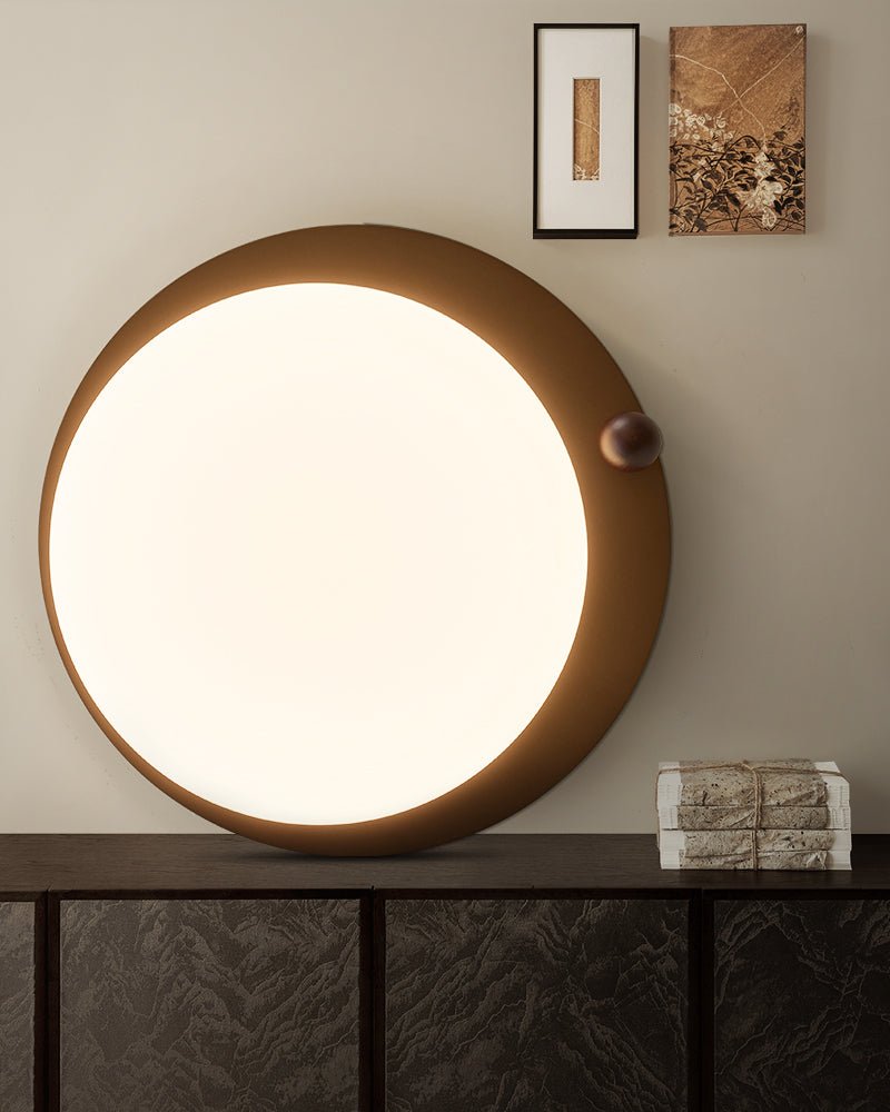 Wood Accent Ceiling Light-Neutral Decor