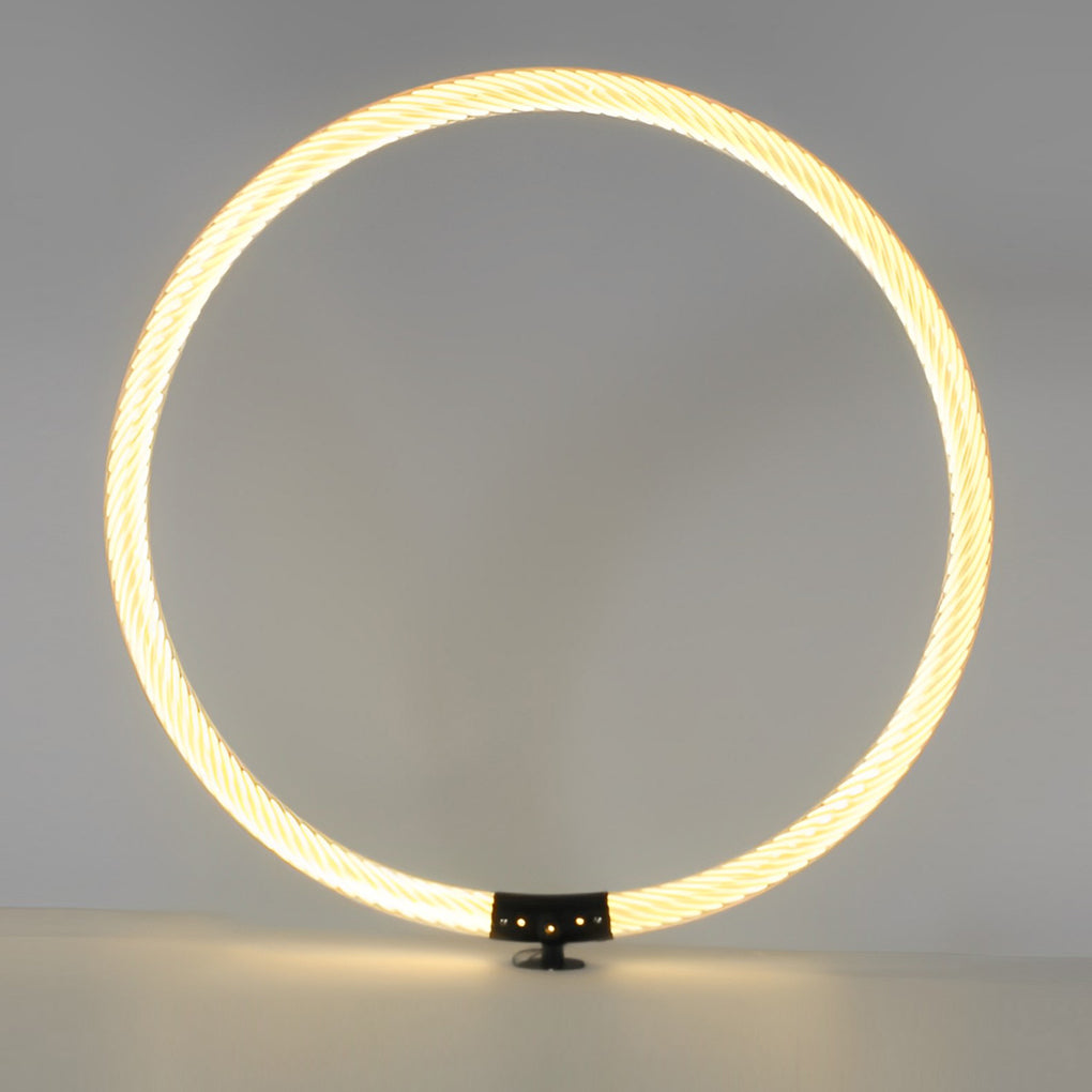 Rose Sleek Ring Modern Landscape Outdoor Lawn Light