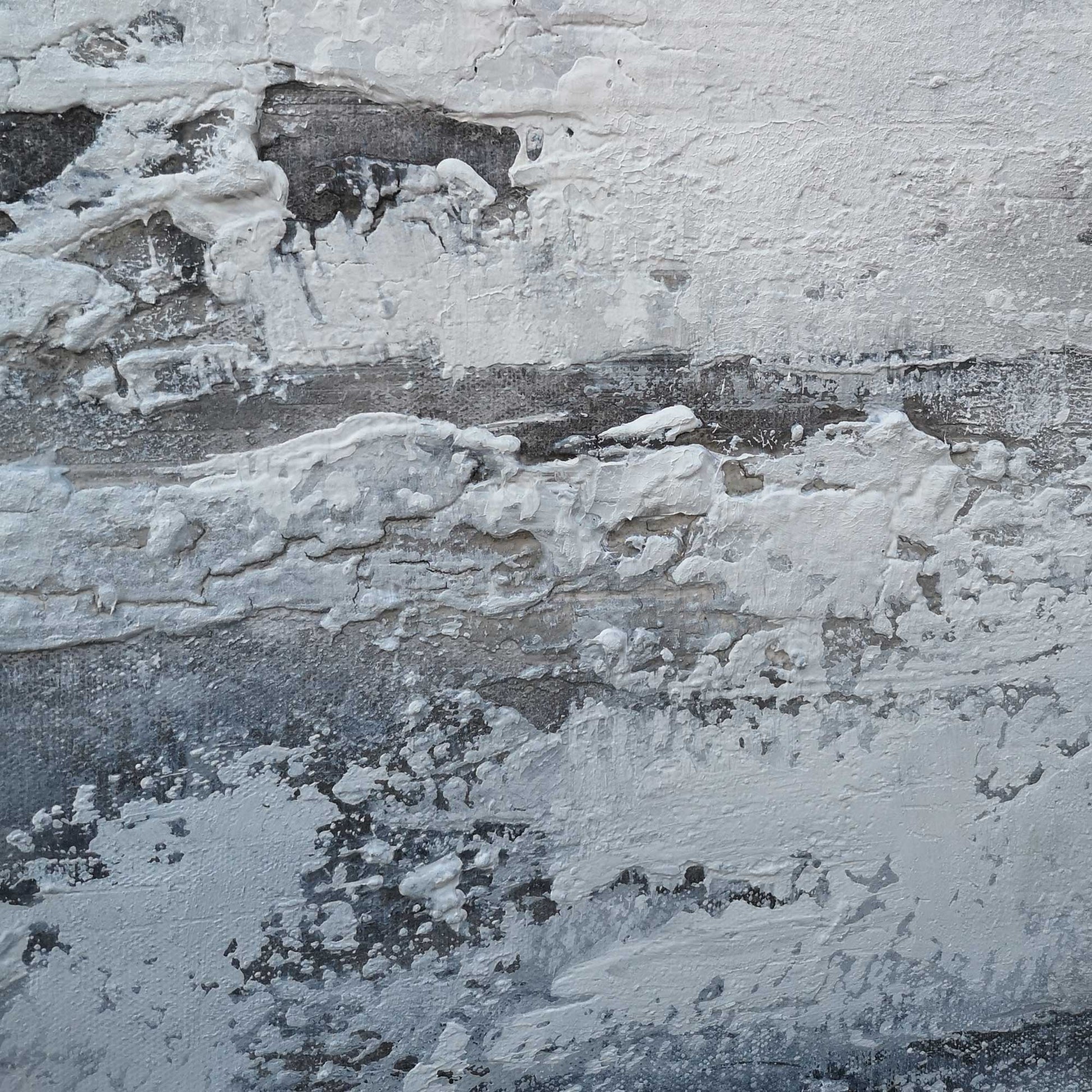 Grey White Abstract Painting 36'' X 48'' IS54 - Neutralighting