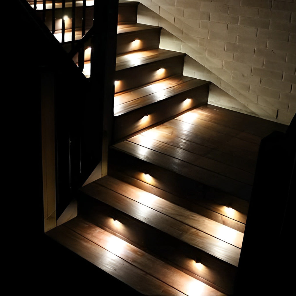 Yonda Hallf Moon LED Deck Outdoor Wall Mounted Step Lights