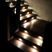 Yonda Hallf Moon LED Deck Outdoor Wall Mounted Step Lights