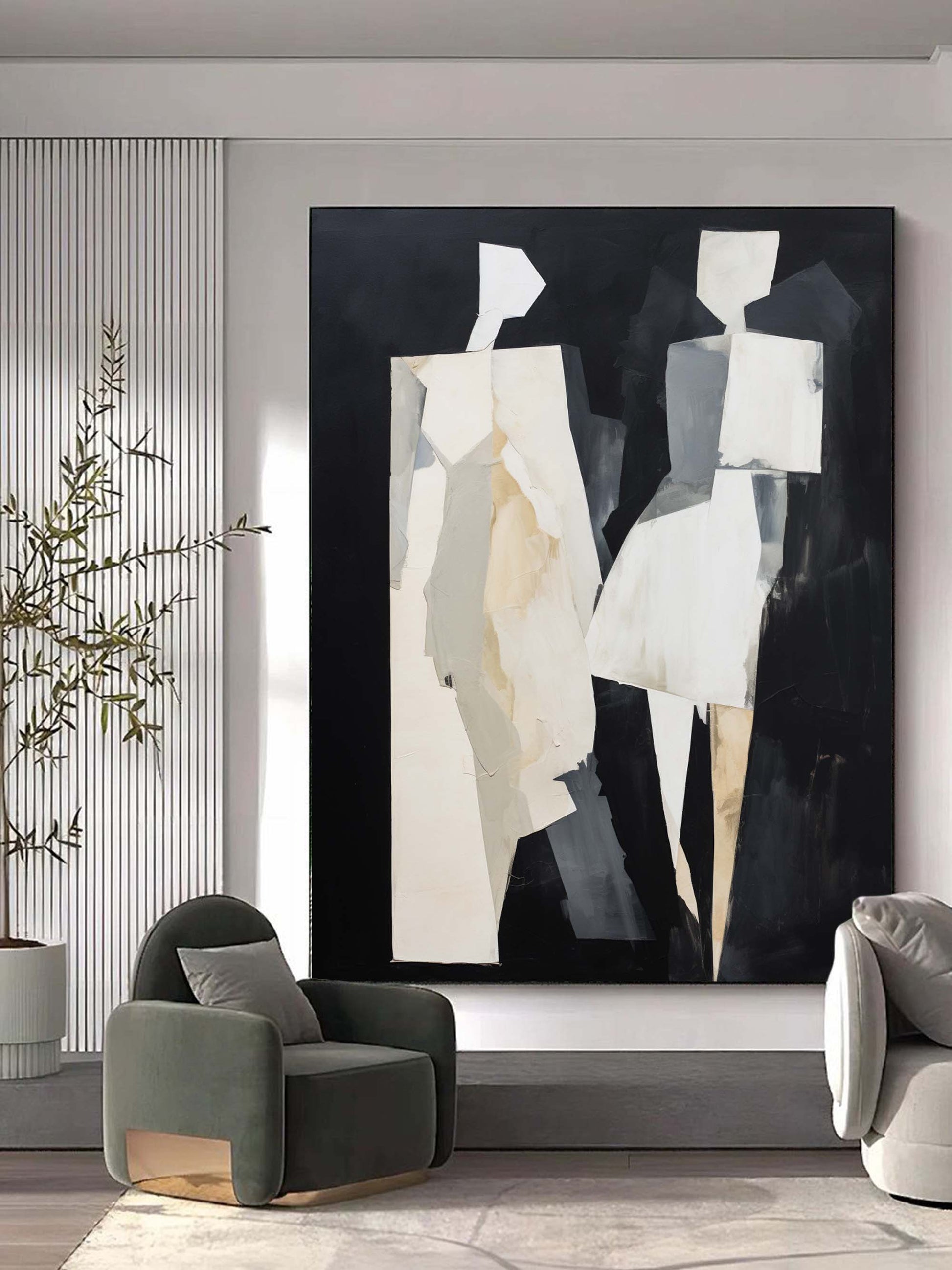 Contemporary Minimalist Art MA004 - Neutralighting