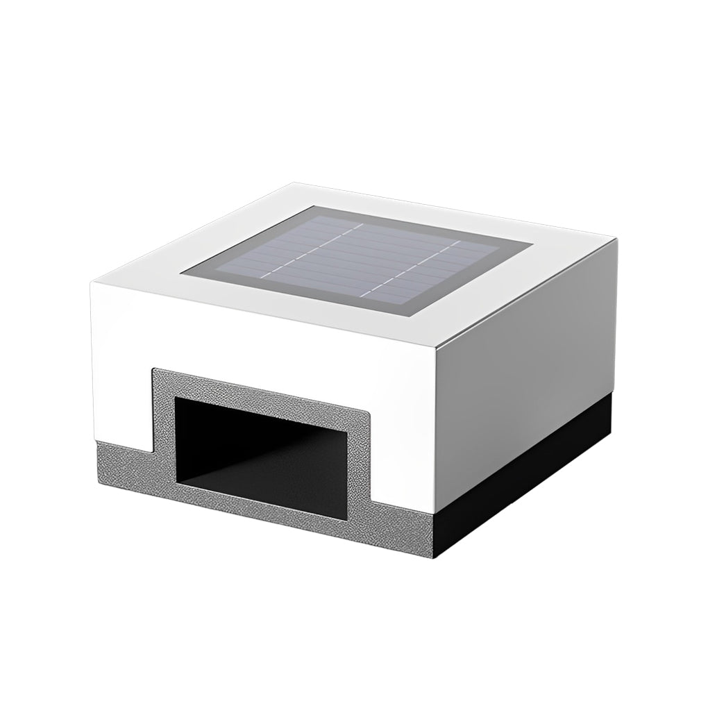 Jeanne Minimalist LED Modern Steel Outdoor Post Caps Lights