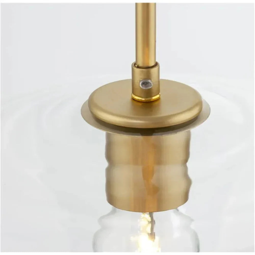 Virelo Pendant Light Glass Clear/Amber Diamond-Neutral Decor