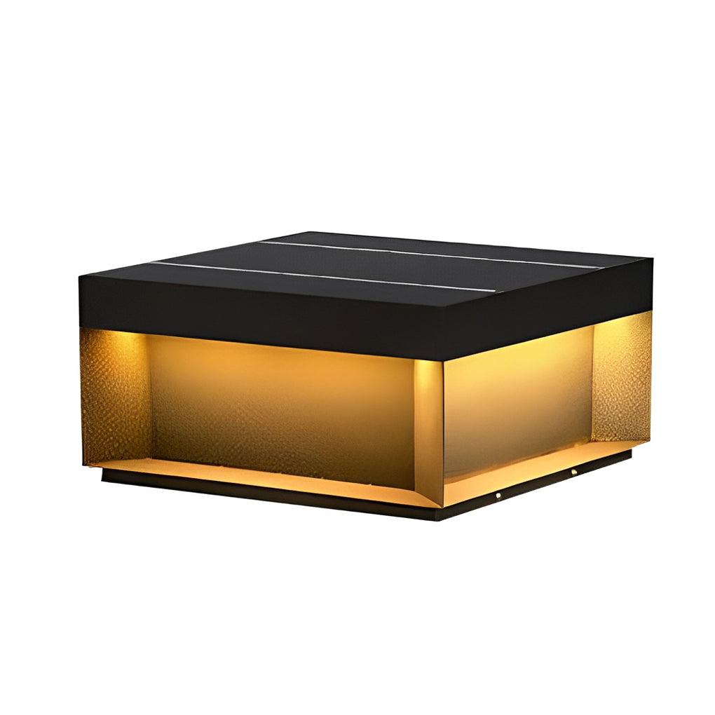 Dora Classic Square LED Steel Outdoor Post Light