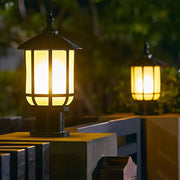 Vincent Retro Outdoor Fence Post Lights