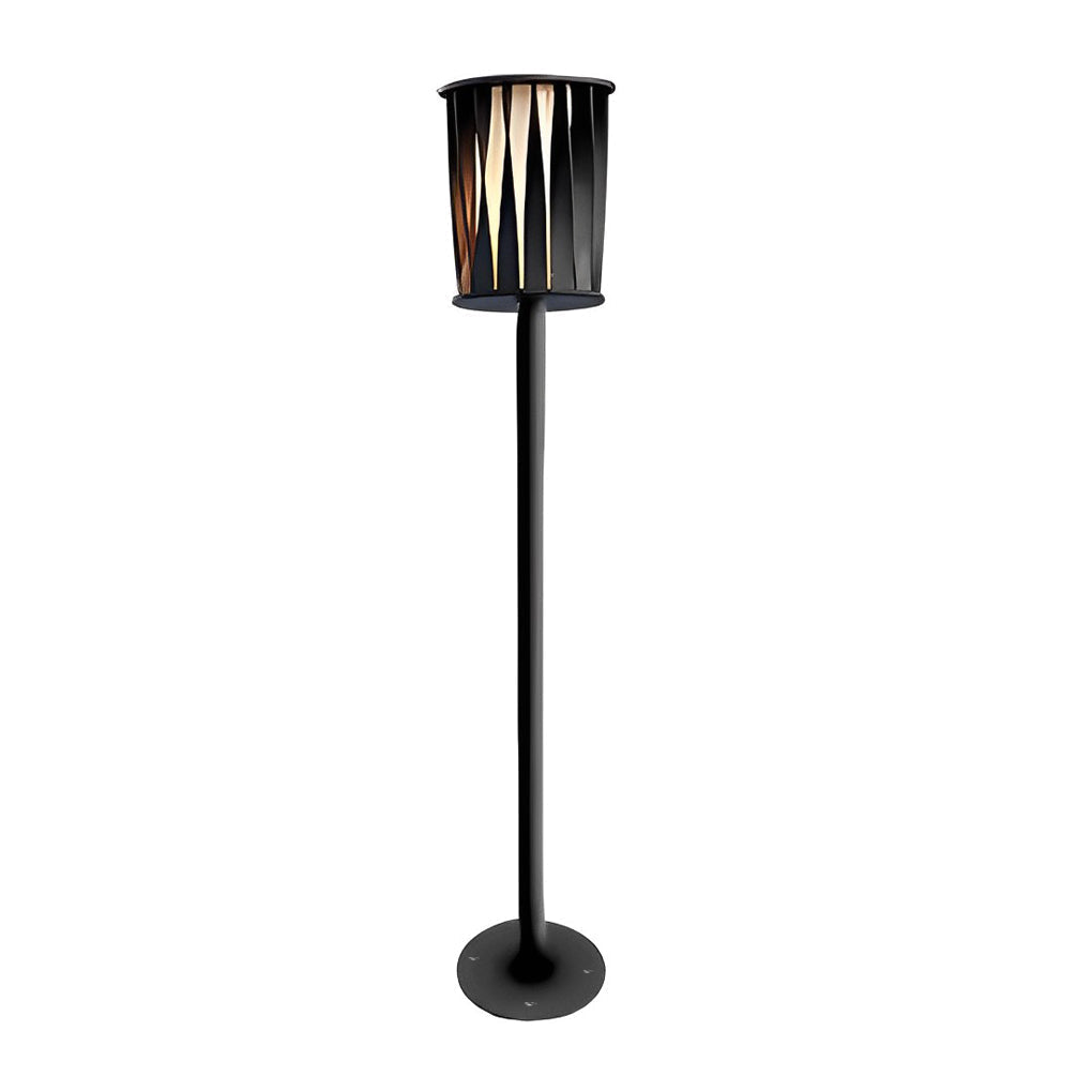 Lare Rotating Design Vertical Steel Outdoor Floor Lamp