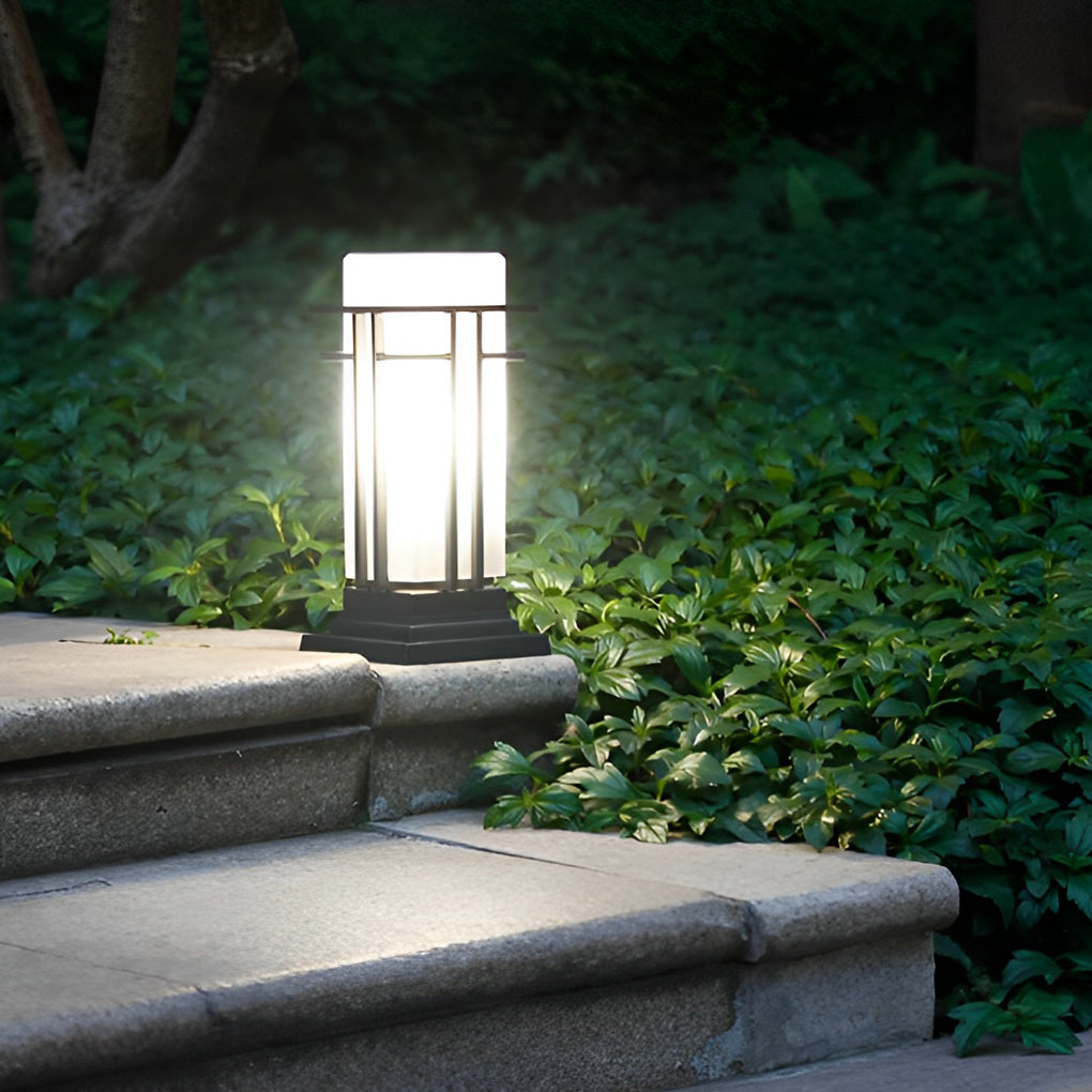Elieth Landscape Retro Glass Outdoor Path Lights