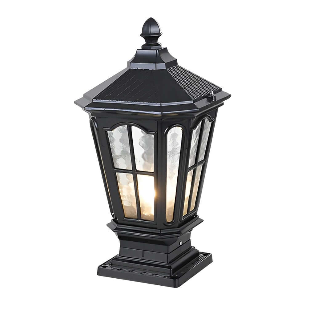 Alison Retro Pavilion LED Outdoor Fence Post Lights