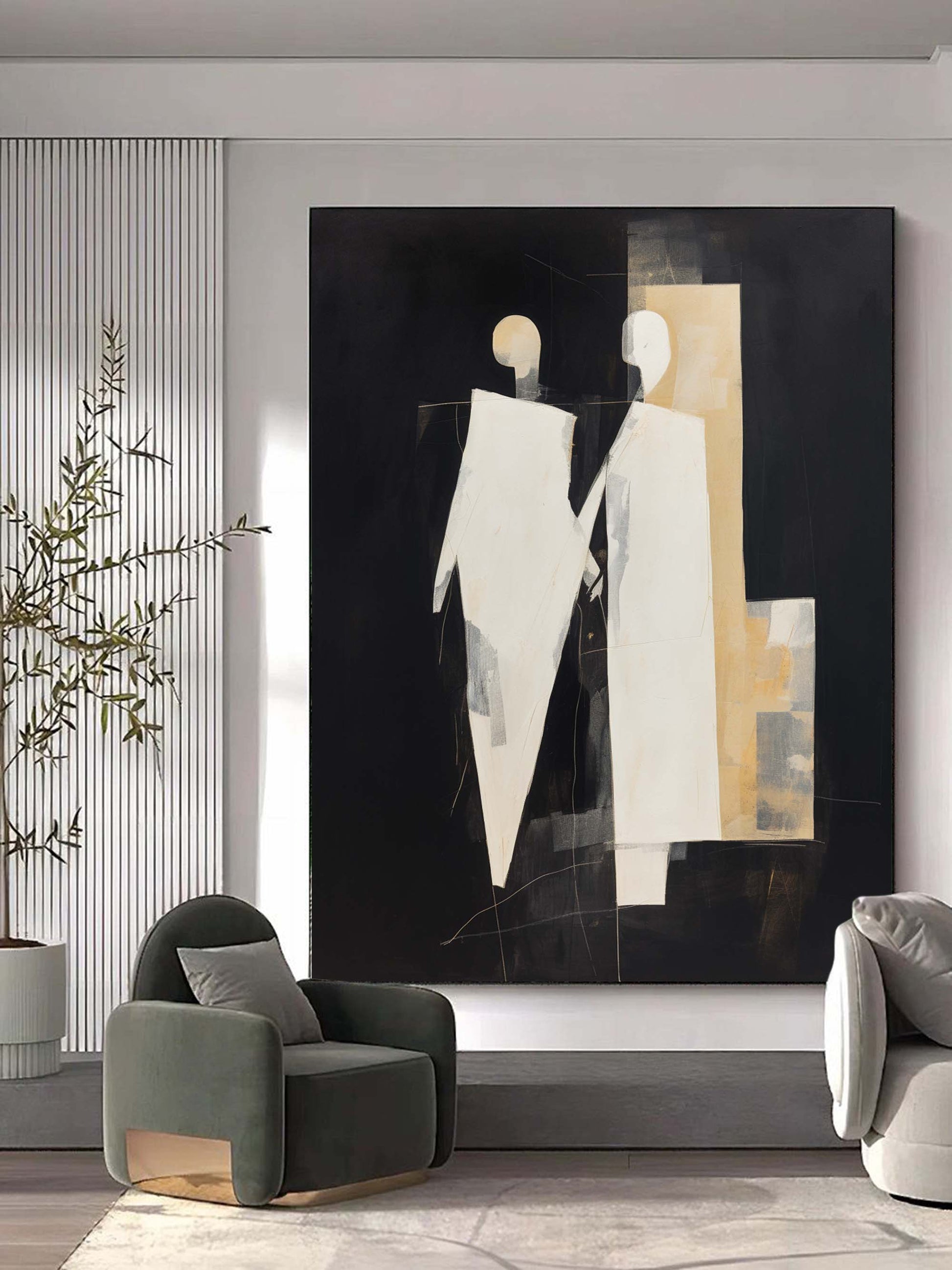 Contemporary Minimalist Art MA007 - Neutralighting