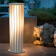 Noble Twisted Modern Solar Outdoor Lawn Lights