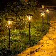 Etel Multi-Ring Cone Solar LED ABS Outdoor Pathway Lights
