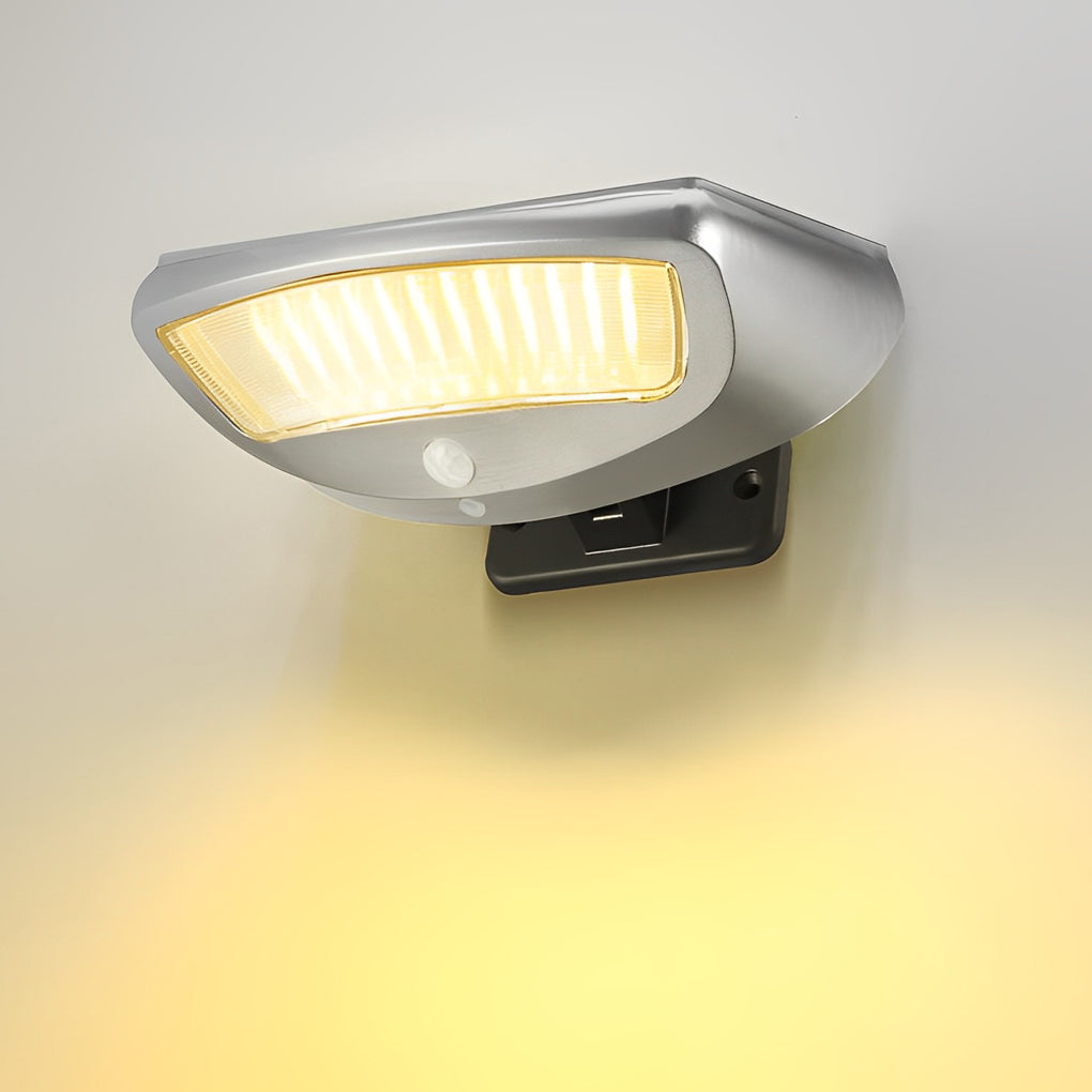 Mildre Motion Sensor Adjustable Solar ABS Outdoor Wall Lamp