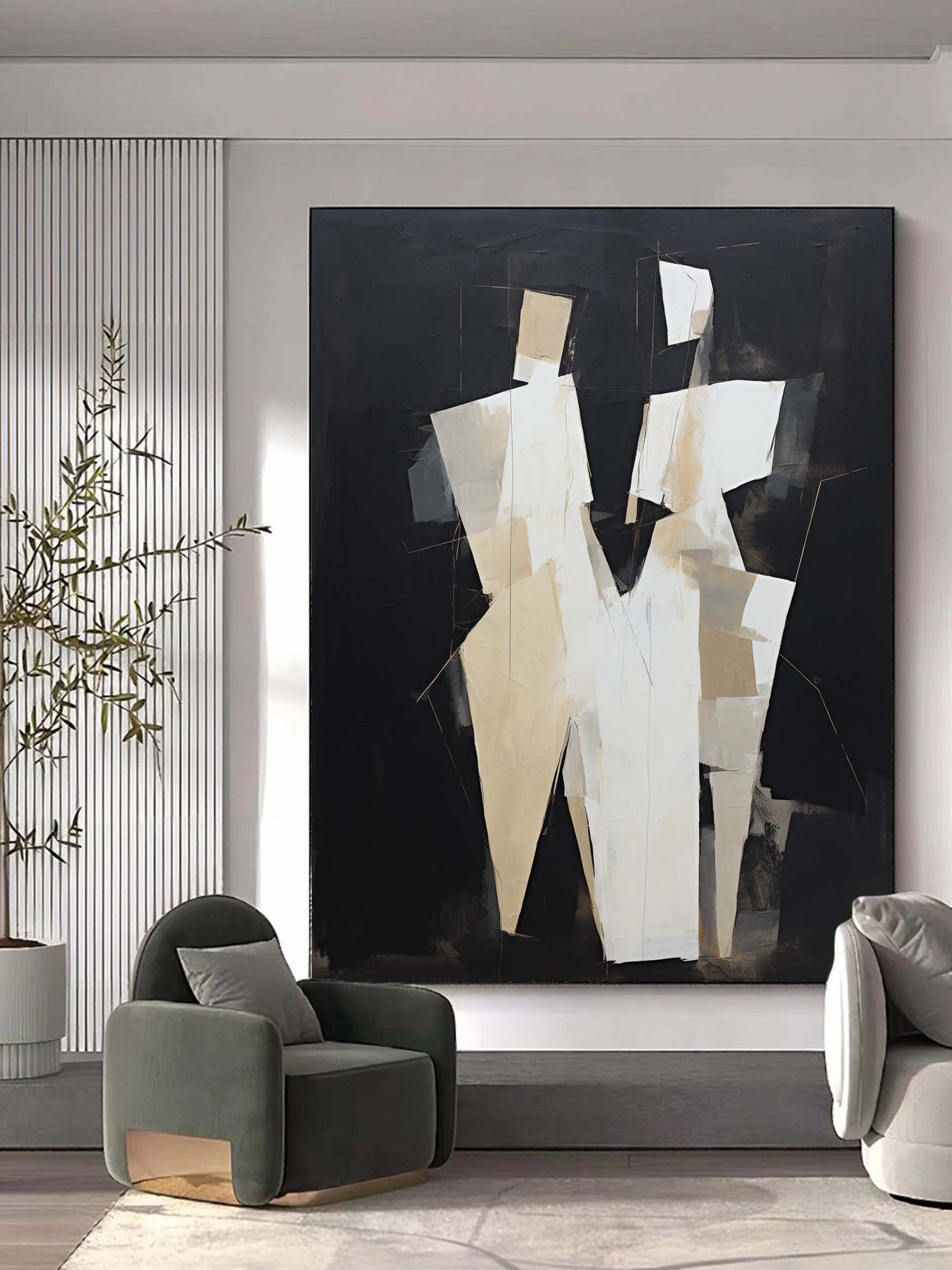 Contemporary Minimalist Art MA009 - Neutralighting