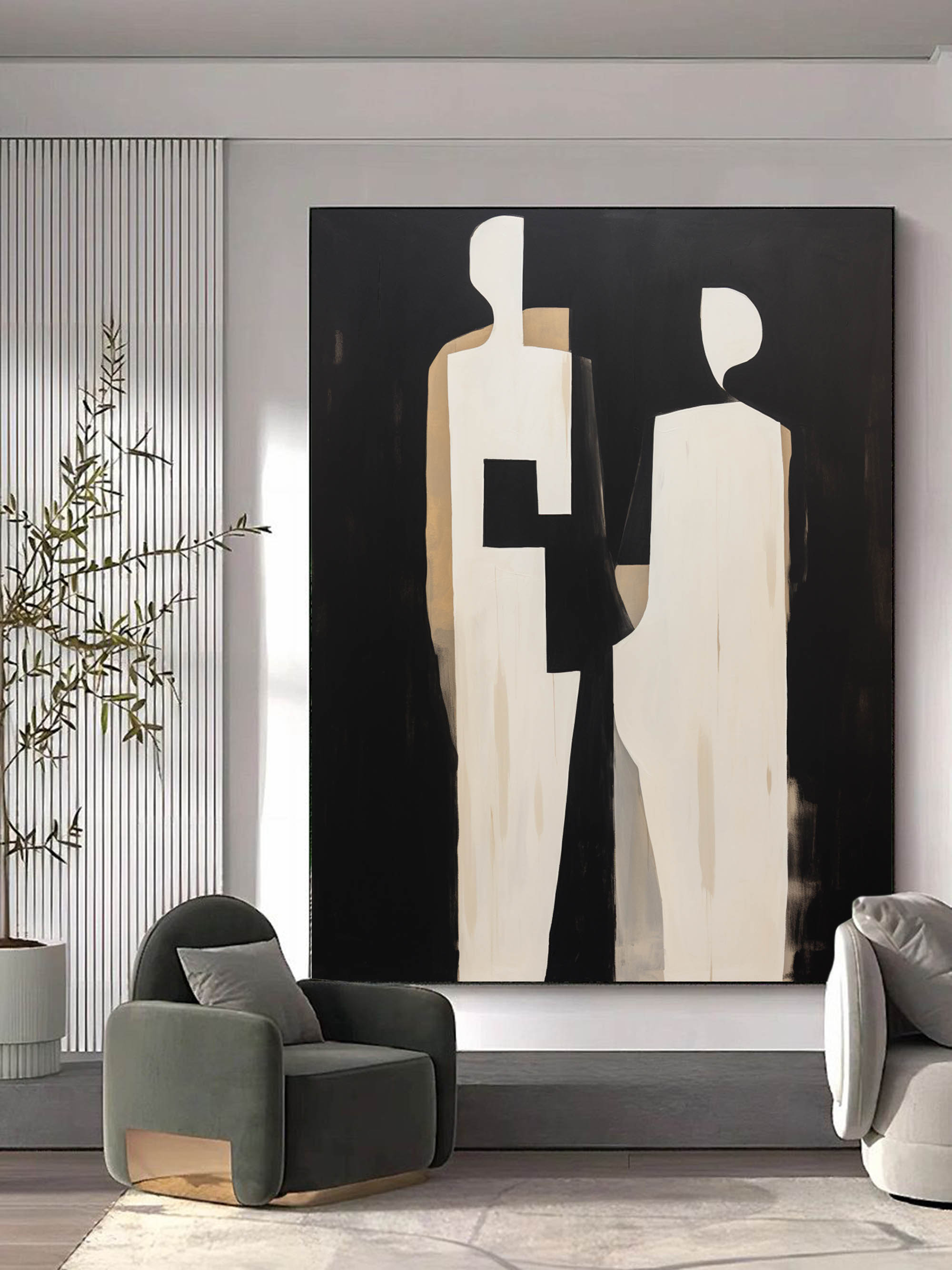 Contemporary Minimalist Art MA008 - Neutralighting