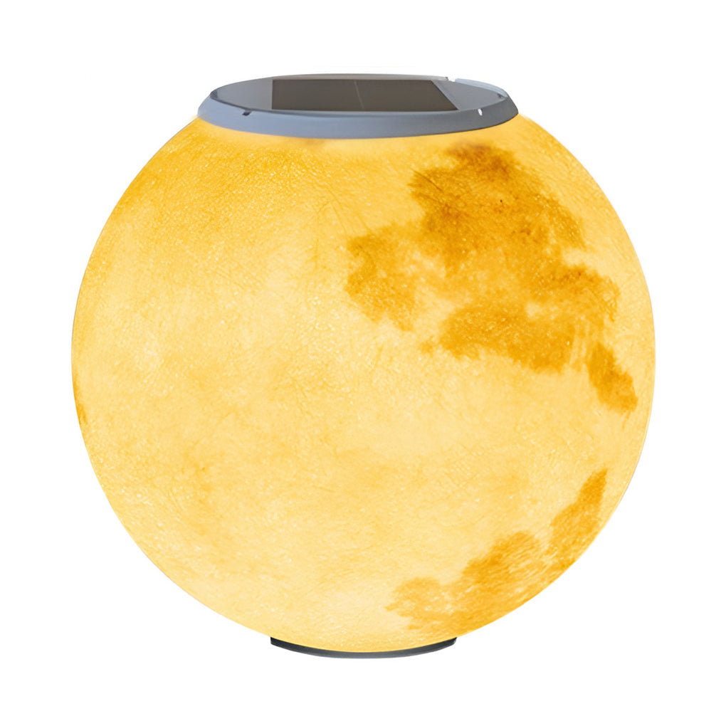 Norin Moon Modern Solar Post Caps PE Pillar Light
