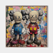 Wall Art Pop Art Graffiti KAWS Companion - Neutralighting