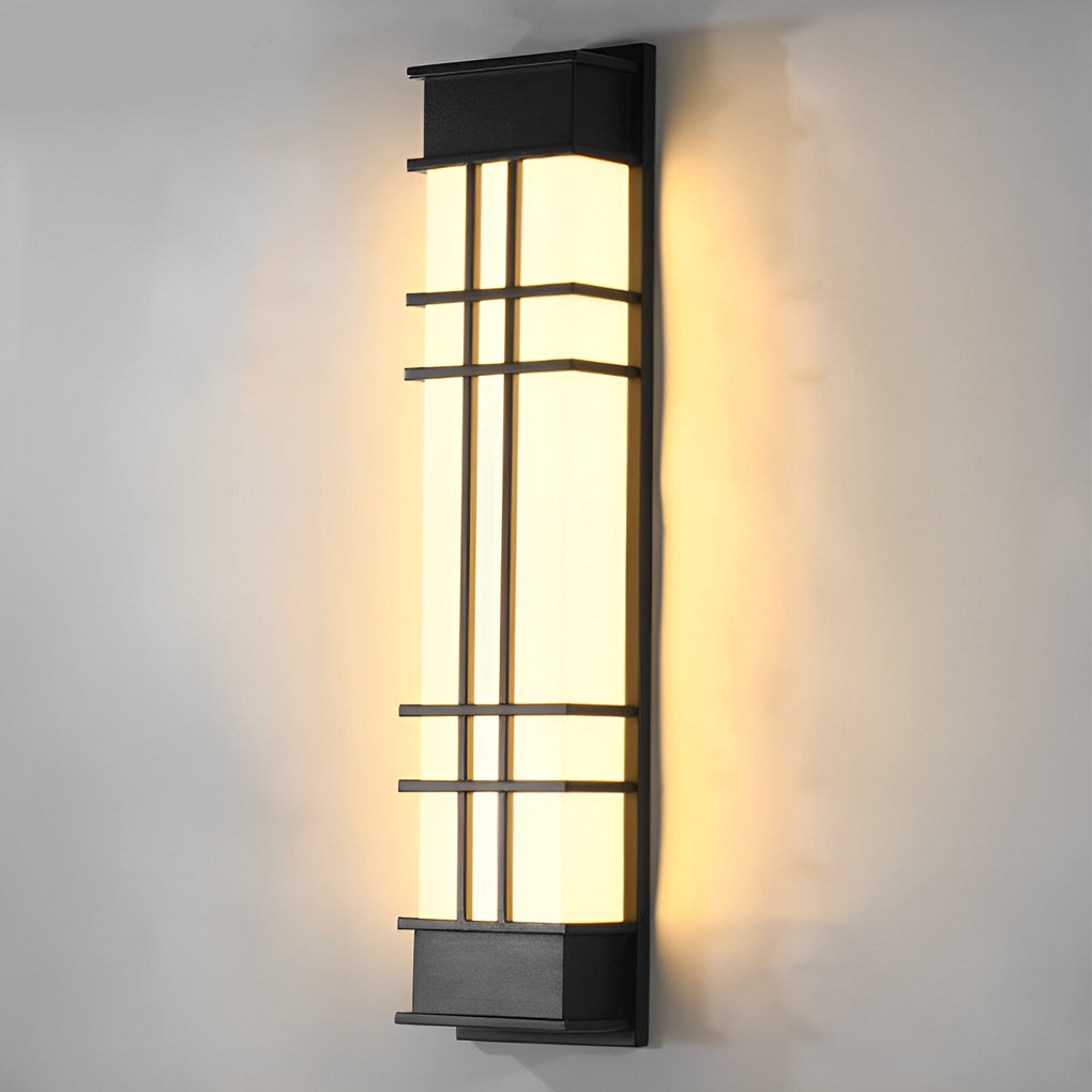 Loisa Retro Rectangular LED Traditional Outdoor Wall Lamp