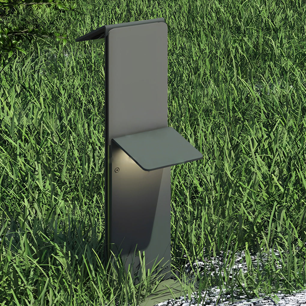 Praed Modern Vertical LED Steel Outdoor Pathway Lights