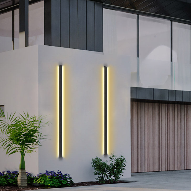 Sprike Linear Modern Outdoor Wall Porch Lights