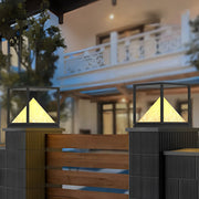Kiry Mountain LED Modern Steel Outdoor Pillar Lights