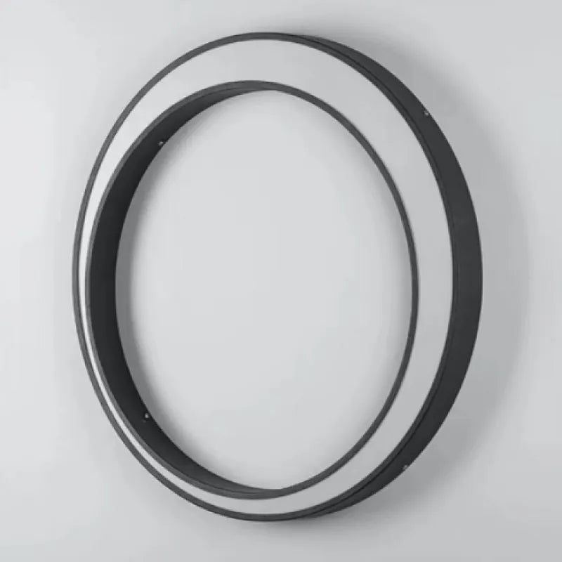 Ray Art Deco Ring Metal Lunar Glow Outdoor Wall Light - Neutral Decor