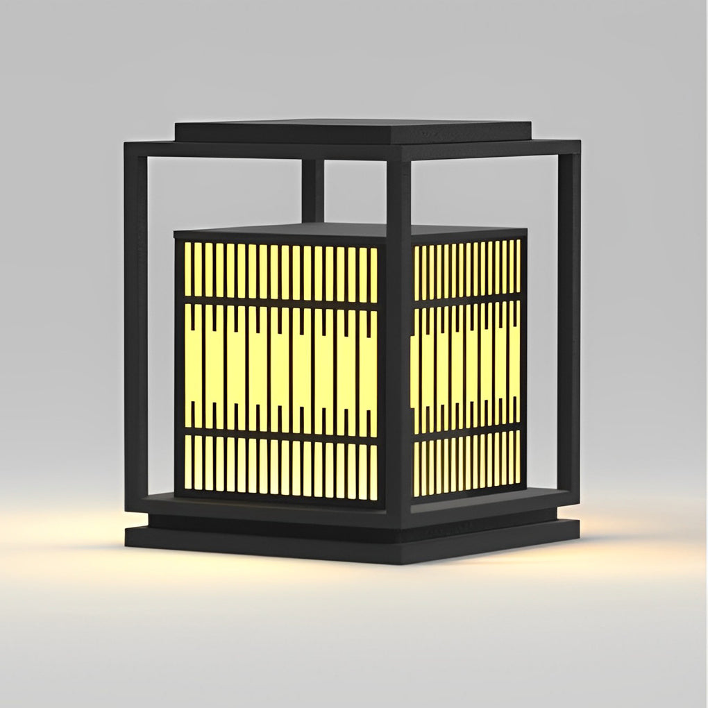 Otis Vintage Traditional Galvanized Steel Outdoor Pillar Lights