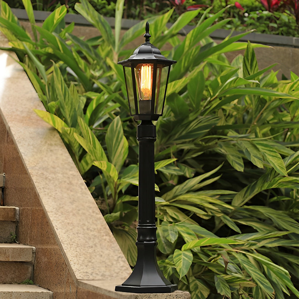 Gemsne Elegant Traditional Outdoor Post Path Light