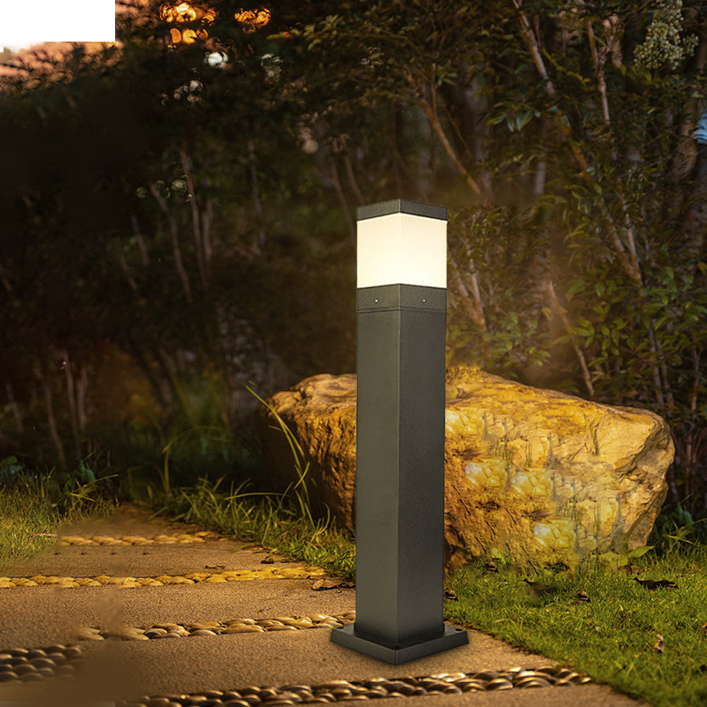 Wndy Minimalist Elegant Outdoor Bollard Light