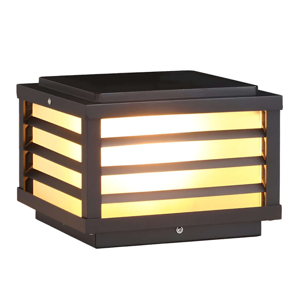 Dal Modern LED Pretty Outdoor Fence Cap Post Light
