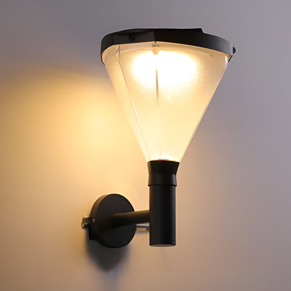Joye Geometric LED Modern Plug in Outdoor Wall Lamp