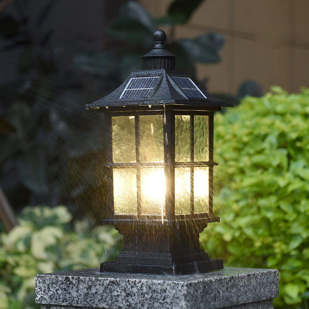 Blyth LED Modern Solar Outdoor Post Caps Light
