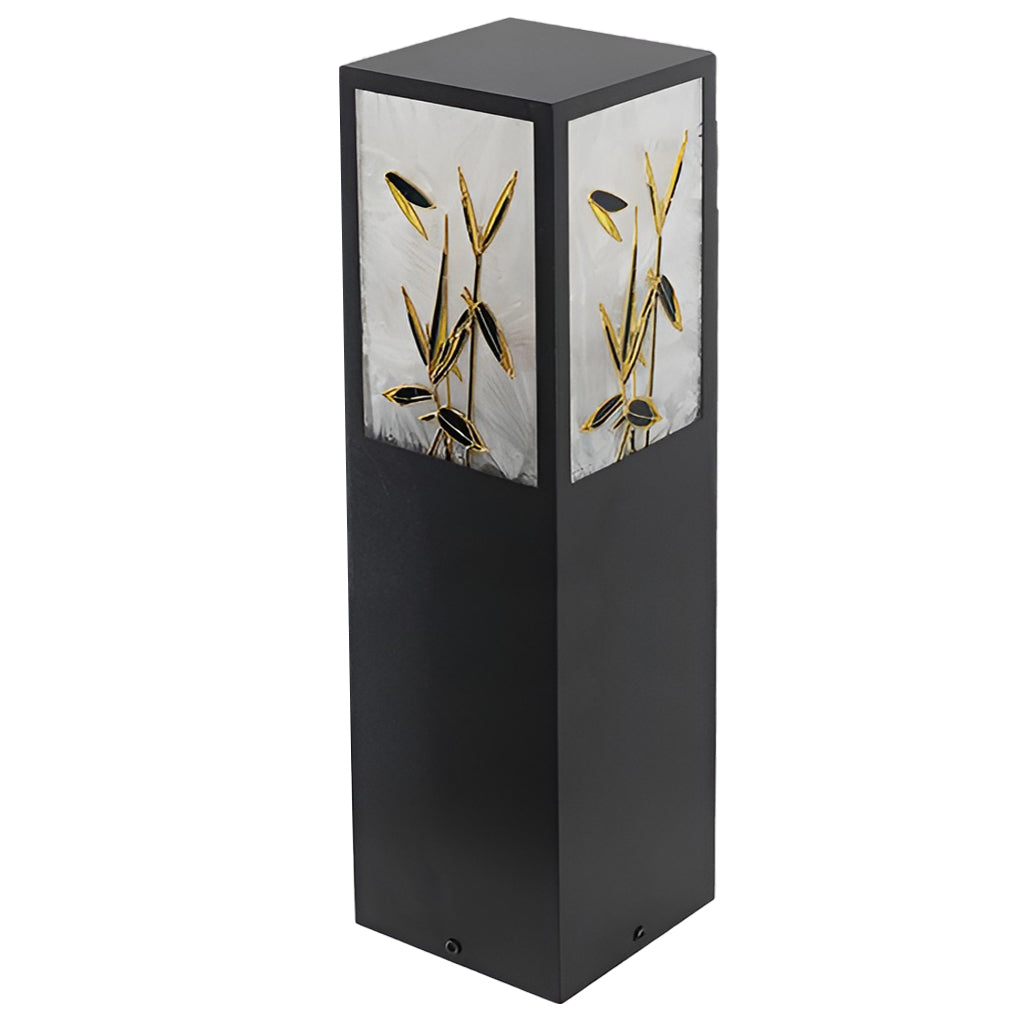 Arleen Vintage Artistic Floral Landscape Bollard Lights