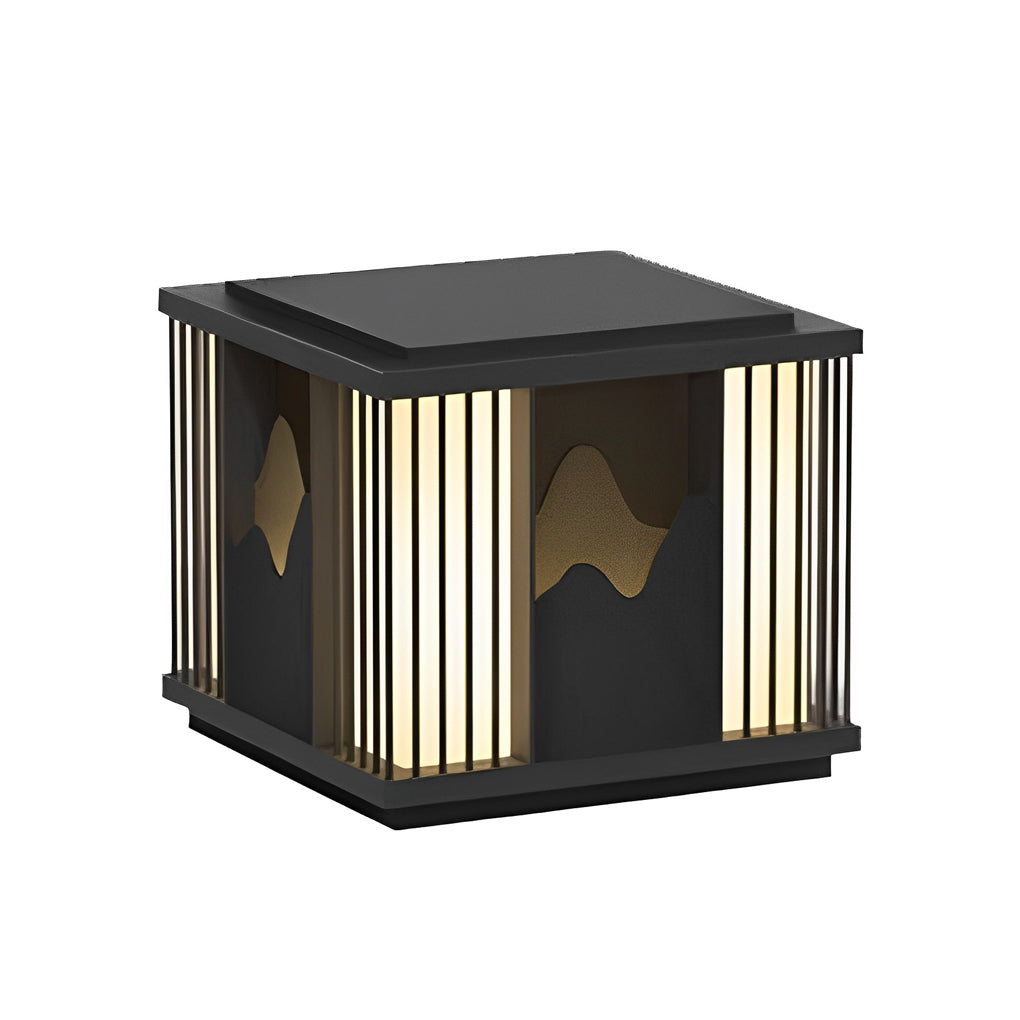 Gaiety LED Scenery Modern Steel Outdoor Post Caps Lights