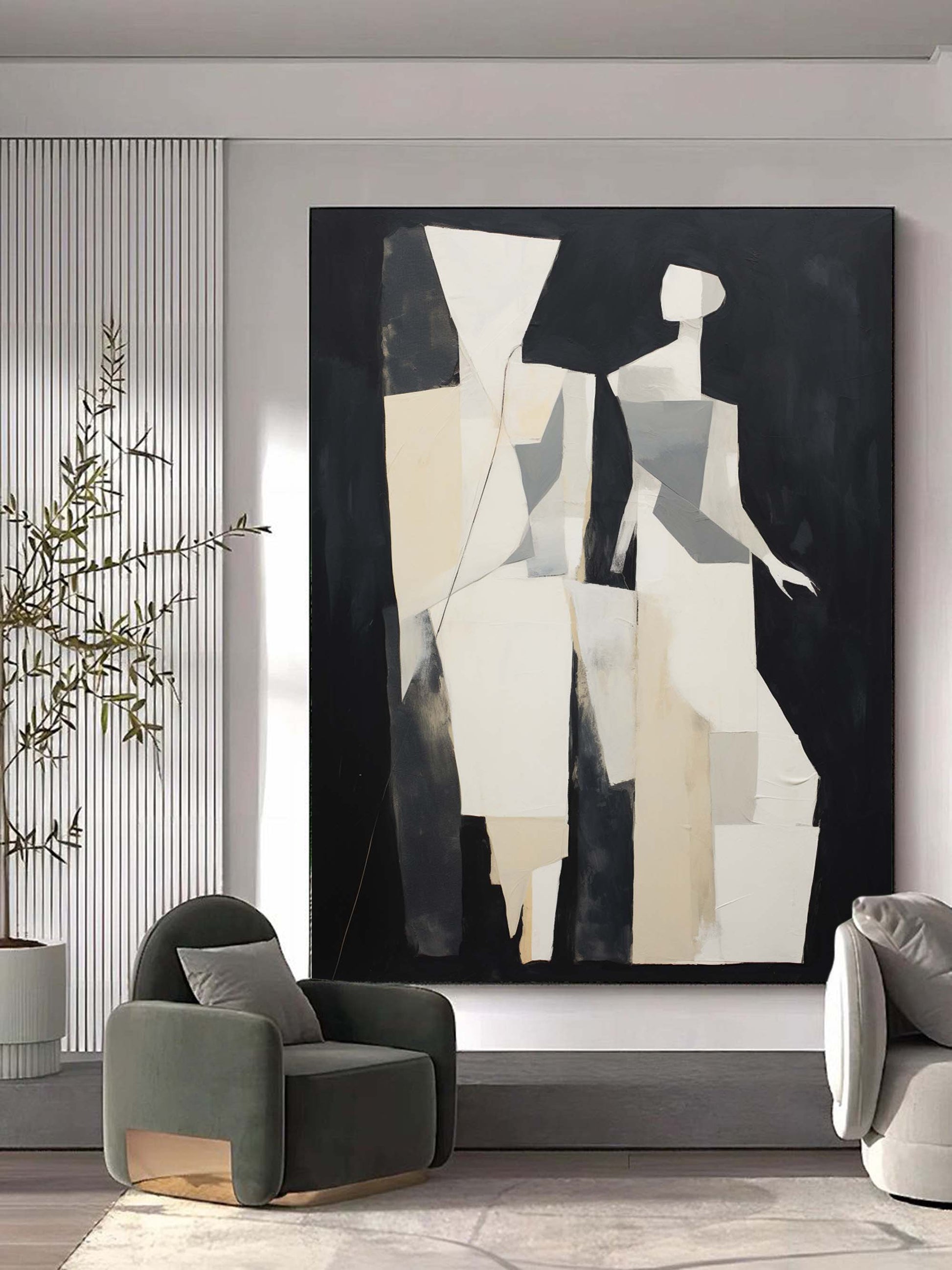 Contemporary Minimalist Art MA010 - Neutralighting
