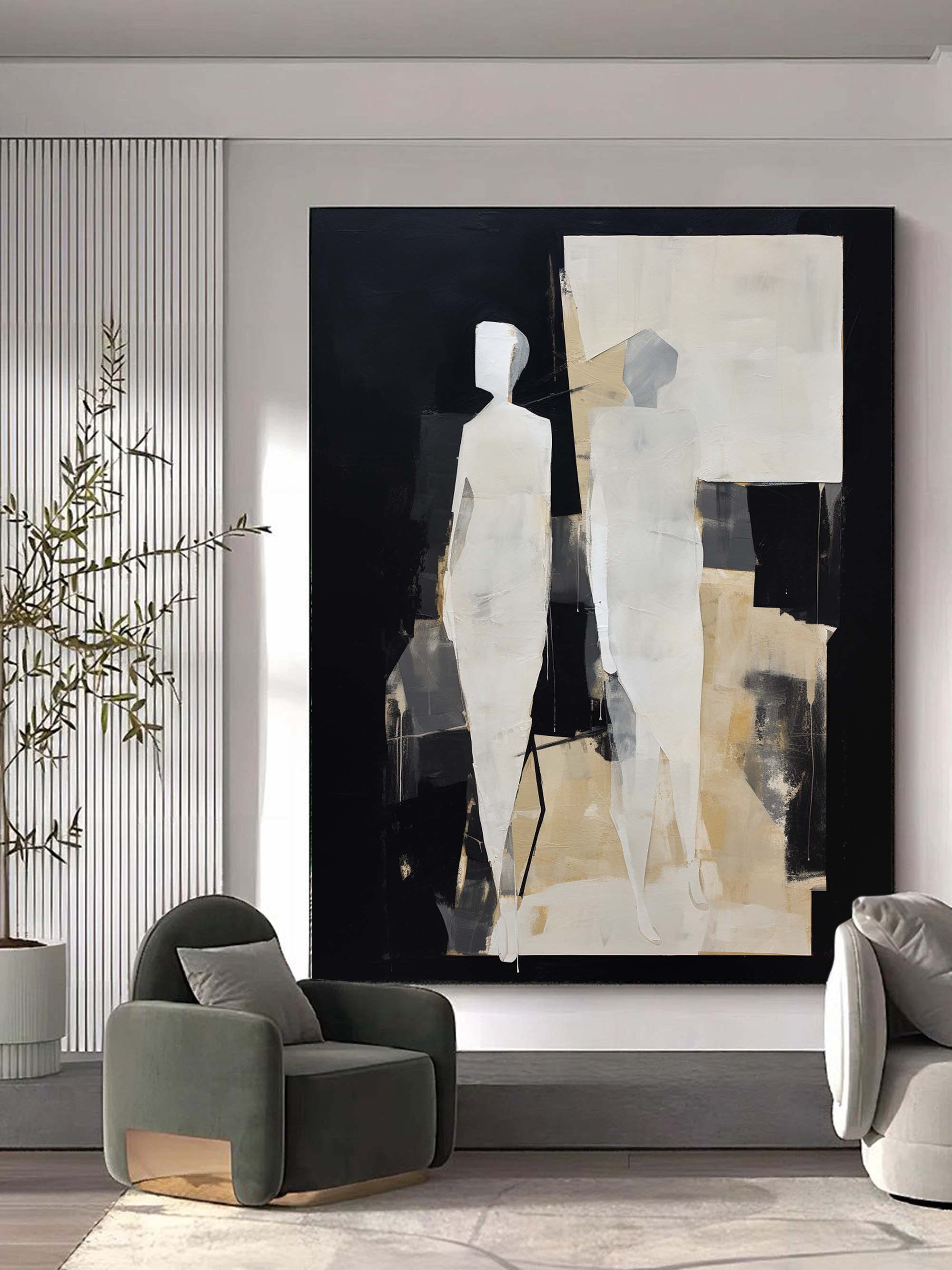 Contemporary Minimalist Art MA022 - Neutralighting